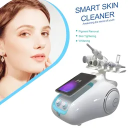 Professional Oxygen Jet 6 in 1 Hydra dermoabrasione Small Bubble Skin Care Oxygen Facial Jet Peel Bio Rf Ultrasound Cold Hammer Spruzzatore di ossigeno per il ringiovanimento della pelle