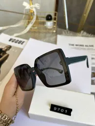 F Letter Sunglasses fund Dark Green Square Glasses Large ace ashion emale ins Summer Y2K Individualized