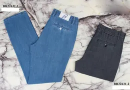 Mäns jeans miljardär Oechsli jeans bomull tunna män sommar mode blixtnedbroderier utomhus hög kvalitet stor storlek 31-40 230329