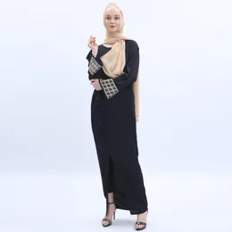Abbigliamento etnico Abaya Vestidos Dubai Arabo Lungo Maxi Abito musulmano Donna Caftano Marocchino Kaftan Elbise Eid Hijab Abiti turchi Robe Musulm