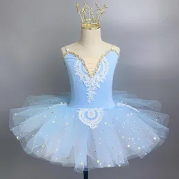 Stage Wear Pink Romantic Kids Tutu di balletto Abiti da ballo per Prom Swan Lake Ballerina Party Costumes Dress Girls