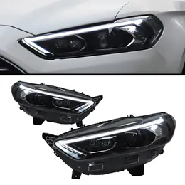 Auto styling Headlight ecosmart bulbs For Mondeo 2013 Fusion 20 14-20 16 Modified LED Lamps Headlights DRL Dual Projector Facelift