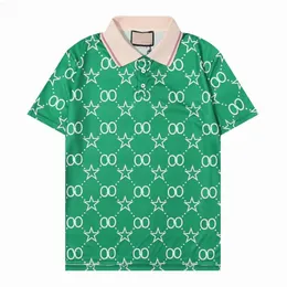 23 modemän t-shirts män polos avslappnad lyx t-shirt broderade toppar tees medusa bomull orm mönster polo-shirt krage polo skjortor asiatisk storlek m-3xl