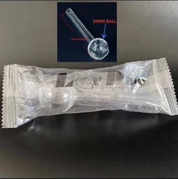 Fabricantes fornecem tubo de vidro de 4 polegadas de 4 polegadas de 30 mm de palha redonda de palha conjunto de fumantes de amor embalagem de tubo