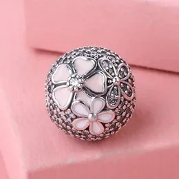 925 Sterling Silver Poetic Blooms Clip Stopper Bead Fits European Jewelry Pandora Style Charm Armband