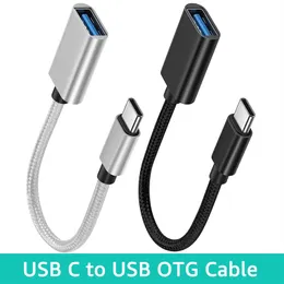 OTGタイプCケーブルアダプターUSBからタイプCアダプターコネクタXiaomi Samsung S20 Huawei OTG Data Cable Converter for MacBook Pro