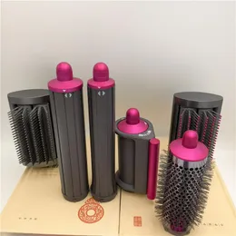 ETe Long Multi-Function Hair Curler Dryer Automatisk järnpresentask för grova normala hårstrån Curling Irons Air Wrap Styler Dry Us/UK/EU Plug DS