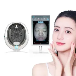 Bärbar 3D AI Face Hud Diagnostics Analyzer Ansiktstestare Skanner Magic Face Mirror Device Skinanalys Analys Maskin
