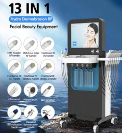 Pro 13 in 1 Hydra Dermabrasion MicroDermabrasion Machine EMS RF SKIN REJVENATION FRECKLE除去酸素ジェット皮顔面美容装備スキン