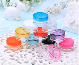 Food Grade Plastic Box 3g/5g Round Bottom Cream Small Sample Bottle Cosmetic Packaging