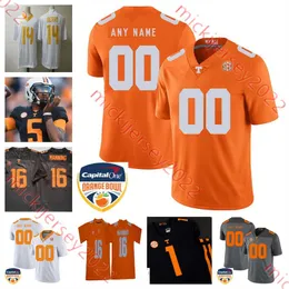 Football Hunter Salmon Tennessee Football Jersey Dylan Sampson Navy Shuler William Wright Noah Young Doneiko Slaughter Jabari Small Custom Tennessee Volunt