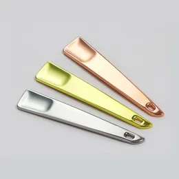 Mini Metal Spatula Kozmetik Paketleme Malzemeleri Güzellik Kepçe Yüz Krem Kaşık Kadınlar için Kızlar Maske Göz Kremi