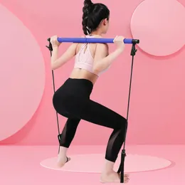 Bandas de resistencia Yoga Crossfit Fitness Estiramiento Elástico Pilates Pilates Bar Palabra Cuerpo de extracción