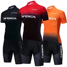 Ny 2024 Orbea Orca Road Bike Jersey Men Women Quick Dry Pro Cycling Jersey Maillot 20d Bibbs Shorts kläder