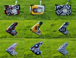 Pearly Gates Golf Club PatterとMallet Patter Headcover PG Smile Magnet for Golf Club Putter Head Protect Cover 2206207797059