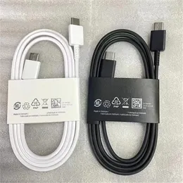 OEM -kwaliteit voor Samsung laadkabels Opmerking 10 S20 USB C Cable 3a Type C naar USB_C Kabels 60W Snel opladen High Speed ​​Data Transmission