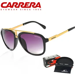 Carrera Marke Square Sonnenbrille Männer Frauen Designer Spiegel Sportbrille Vintage UV400 Outdoor Driving Eyewear Zubehör