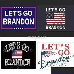 Banner Flags New Go Brandon Flag 90x150cm في الهواء الطلق حديقة صغيرة SinglestitchedPolyester WHT0228 Drop Deliver