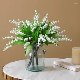 الزهور الزخرفية زخرفة زنبق الاصطناعي من الوادي 2/5forks البلاستي