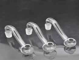 Selling Thick Glass Oil Burner Pipe 10mm 14mm 18mm Male Female Bubbler Oil Adapter for Bubbler Dab Rig Bong Smoking Pieces Che5573240