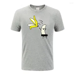 Camisetas masculinas de banana designsrobe cenário engraçado imprimorsex humor de verão piada hipster casualstreetwear 2023