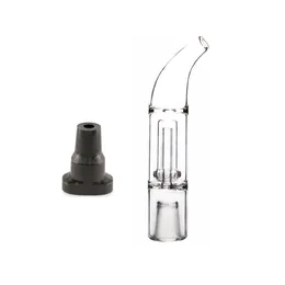 14 mm kvinnlig bubblarglasvattenrör med silikonadapter för PAX 2 PAX 3