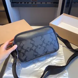 Man väska designer messenger väskor brev mönster utskrift crossbody axel plånböcker tote handväskor med låda