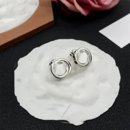 2023 New Style Woman Charme Earrings Double G Earing Designer Stud pérola Orecchini moda de luxo de luxo prateado ggity jóias cúpula feminina ohrringe sfdf