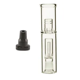 Bong per pipa ad acqua in vetro Bubbler da 14 mm con kit adattatore in silicone per Pax 2 Pax 3