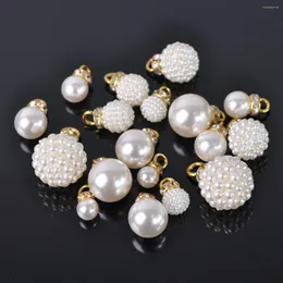 Beads 10pcs ABS Plastic Imitation Pearl 8x15 10x17 12x19 14x22 16x24 20x27mm Loose Pendants For Jewelry Making