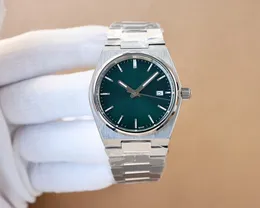 Relógio masculino 40 mm 316L Correia de aço de precisão integrada Corrente de aço de precisão Movimento mecânico 100 m À prova d'água Safira Relógio de casal superbrilhante