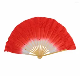 Stage Wear Belly Dance Fans For Ladies Silk Veil Red Green Yellow Female High Quality Performance 10414