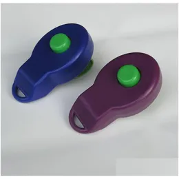 Hundetraining Obedience Pet Finger Sound Clicker Tool Puppy Train Click Ring Device Drop Delivery Home Garden Supplies Dhcnq