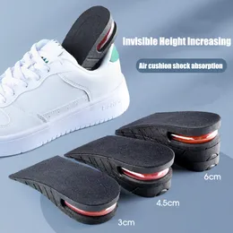 Sko delar Tillbehör Höjd Öka Intersoles för män Kvinnor Hissskor Kudde unisex sneakers Heel Lifting Insert Höjd halv 375 cm 230330