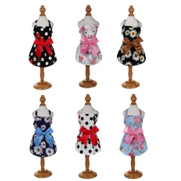 Estate Nuovi vestiti streamer Abito Abbigliamento per cani Sweety Princess Dress Teddy Puppy Abiti da sposa Per cani Cani di piccola taglia Accessori per animali domestici