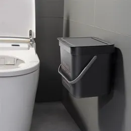 Lixo de banheiro com parede de lixeiras lixo lixo pode à prova de poeira com lixo de lixo de vaso sanitário de estilo nodic lixo 230329
