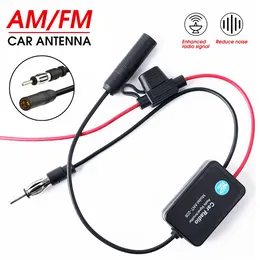 Zestaw wzmacniacza sygnału anteny CAR AM FM Sygnał radiowy Anti-interferencja Zwiększ auto elektroniczne akcesoria 12V