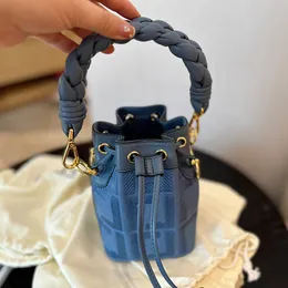 Mini borse per secchio da 6 colori designer di lusso a tracolla a tracolla a tracolla per le borse in pelle di moda femminile borsetta all'ingrosso rimovibile