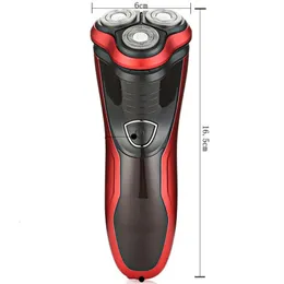 Rechargeable electric shaver washable trimmer barbeador face men shaving machine groomer beard 3D electric razor DHL free