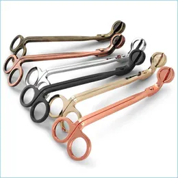 Schere Kerzendocht Trimmer Polierter Edelstahl Dochte Clipper Cutter Rose Gold Kerzen 6 Farben Tropfenlieferung Hausgartengeräte Dhfqz