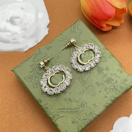 2023 nuovo stile donna orecchini di fascino doppia G orecchini designer orecchini di perle orecchini moda lusso oro argento gioielli GGity cerchio donne Ohrringe 645