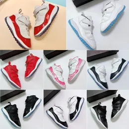 11 Cherry Jumpman 11s Little Boys Basketball Shoe Kids Shoes Preprimary Children Designer Mid Sneaker Baby Kid Toddler Infants Sports s s