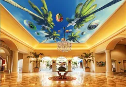 Bakgrundsbilder Custom Tak Po Wallpaper vardagsrum 3D Coco Seabirds Sunlight Landscape