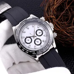 Oglądaj mężczyzn RLX Fake Watch Automatyczny projektant mechaniczny Montre de Luxe 40 mm składany klamra Złota Hardlex Wodoodporne Stopwatch Luksusowa fabryka na rękę
