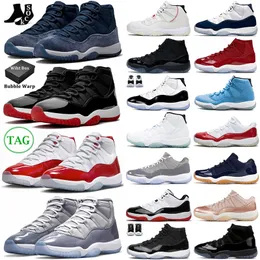 With Box Cherry Jumpman 11s Basketball Shoes Men Women 11 Sneaker Midnight Navy Cool Grey 25th Anniversary Bred Pure Violet Navy Gum Mens Trainers Sport Sneakers