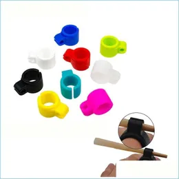 Zubehör Sile Zigarettenspitze Hand Finger Rack Ring Raucherwerkzeuge Zum Fahren Praktisches Spielspiel Drop Delivery Home Garden Hou Dhbvf