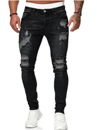 Mens Jeans Casual Pants Ripped Spring and Autumn Sports Pocket Stract Street Run Soft Denim Neutral Slow 230330