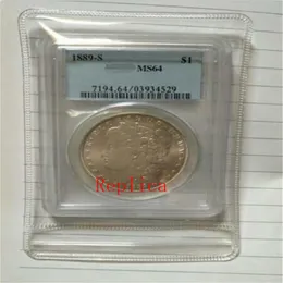 whole pcgs one morgan coins 1889-S MS64 1890-S MS62 MS63 1892-S AU55260B