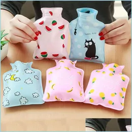 Other Household Sundries Hand Warm Water Bottle Portable Warmer Injection Storage Bag Tools Cartoon Cute Mini Bottles Drop Delivery Dhptw