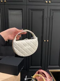 Kadın Yarım Ay Çanta El Çantası Kalp şeklinde tutma Çantası Koltuk Altı Çantası Zil Kafes Çanta Zincir süslemeli küçük el çantası Klasik çanta Günlük çanta moda tasarımcısı çantası
